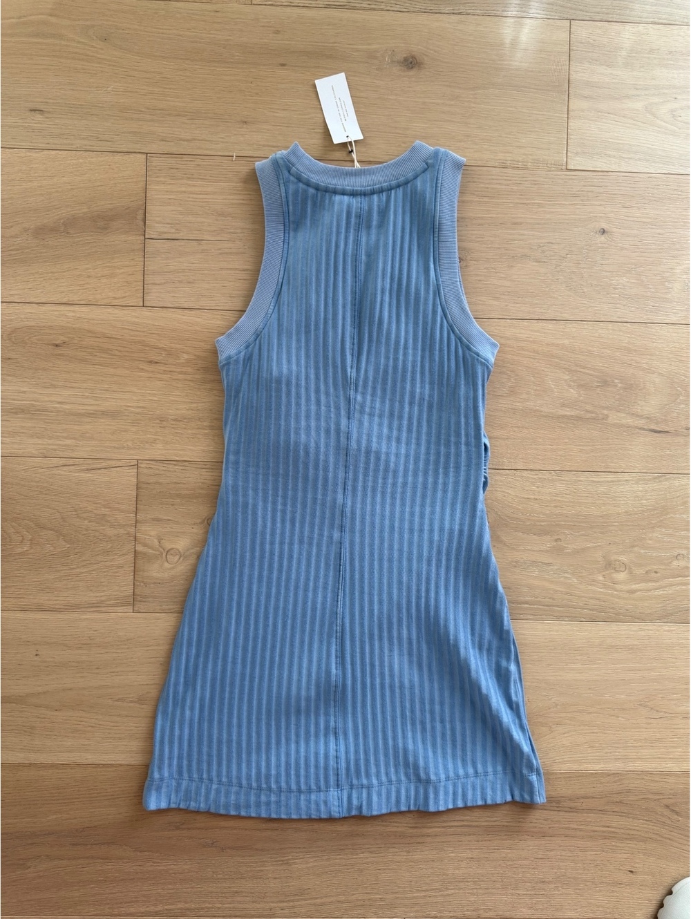 l*space Light Blue Ribbed Tank Dress - Picture 3 of 6